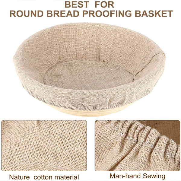 longyisound 6 stk runde linserter, brødbaking starter