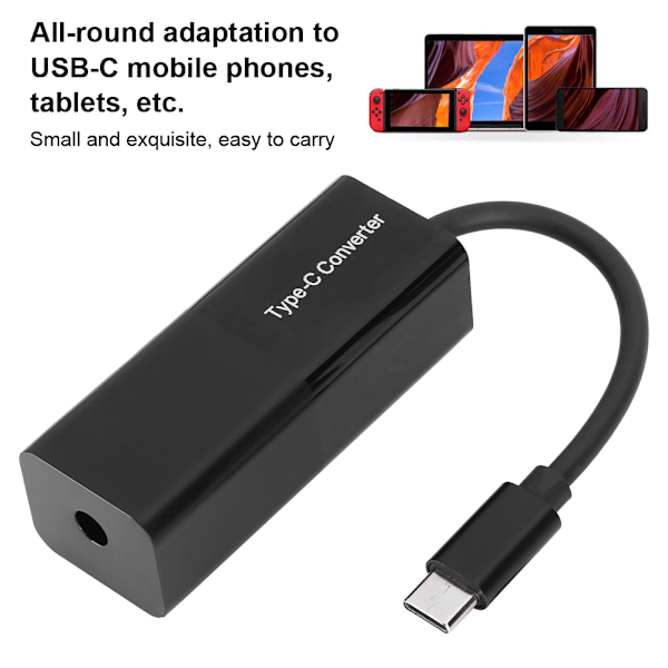 Type-C Konverter Multifunktionell Notebook Laptop Ström DC Port Laddare 65W + 6 Adapter