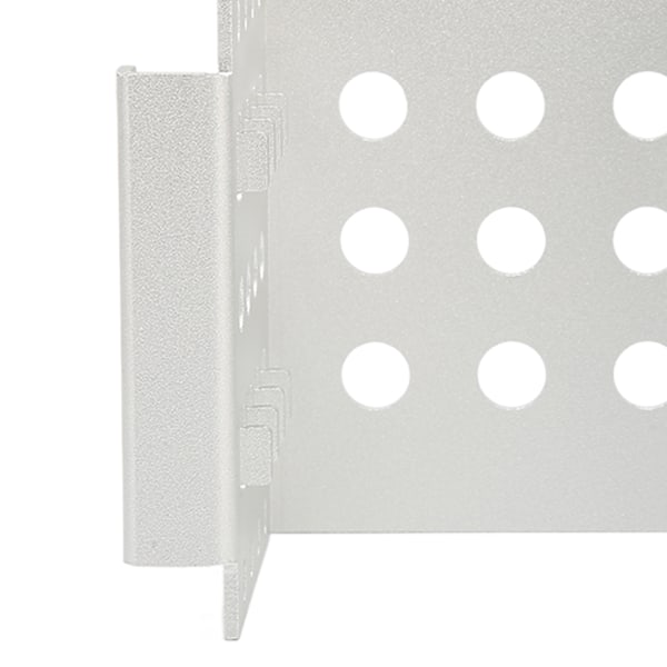2,5-tums HDD-monteringsställ i aluminiumlegering, ihålig design, hög hårdhet, 2,5-tums hårddiskbur för 2,5-tums IDE HDD SSD silver