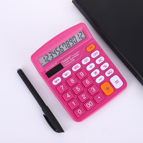 Desktop Calculator 12 Digit with LCD Display(Purple)