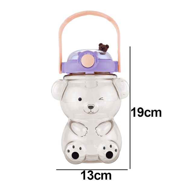 Kawaii karhu olkipullo, söpöt vesipullot