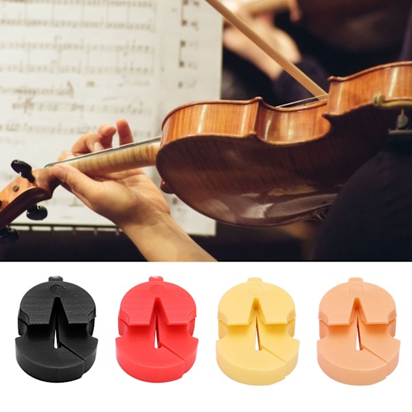 8Pcs Violin Practice Mute Rubber Portable Tourte Style Mutes Violins Ultra Practices Silencer