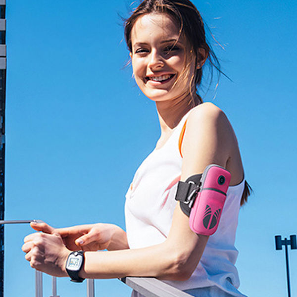 Dykkemateriale løbende mobiltelefon armbånd udendørs sports armbånd vandtæt armbånd