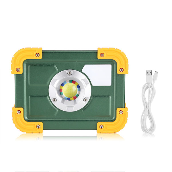 30W USB COB LED Bärbar Uppladdningsbar Ljuspunkt Arbetscamping Touchlampa Utomhus