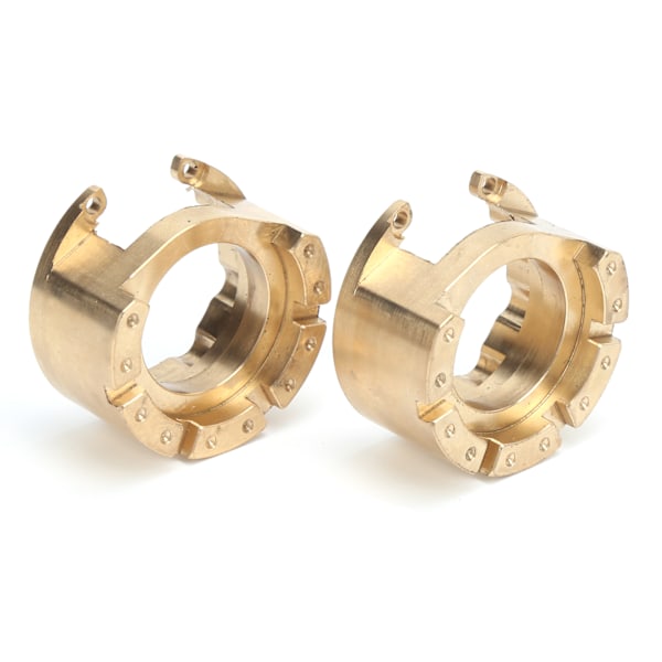 1 Par Universal RC Mässing Växellådslock Motvikt för Traxxas TRX4 TRX6 1/10 RC Bilar