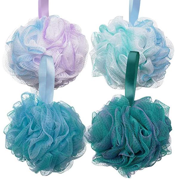 AmazerBath Duschbadssvamp Dusch Loofahs Bollar 75g/PCS för