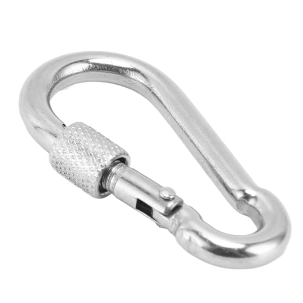 2 kpl Jousi-Snap Hook -karabiinit 316 Ruostumaton Teräs Kiinnikkeet Varusteet Halkaisijaltaan 6x60mm