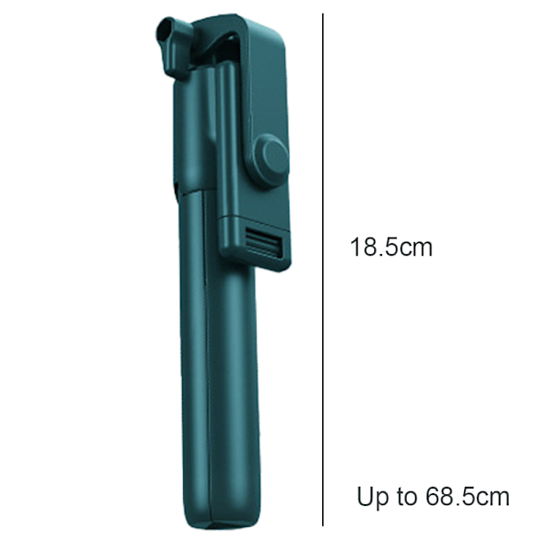 Bærbar Selfie Stick, Håndholdt Stativ med Aftagelig Trådløs