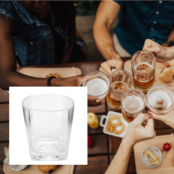 180 ml akrylglas miljövänlig whiskykopp vinglas ölmugg bartillbehör (8007 )