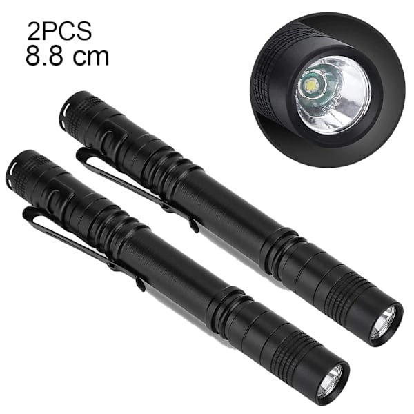 Super liten mini LED-ficklampa batteridriven handhållen penna Li