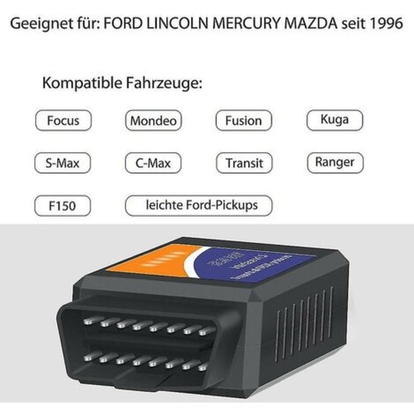 Obd2 Scanner Forscan Elm 327 Usb V1.5 Bluetooth Kode Læser