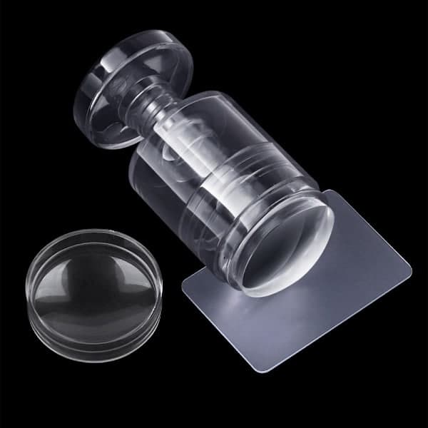 Neglestempel Skrapesett Transparent Roterbart