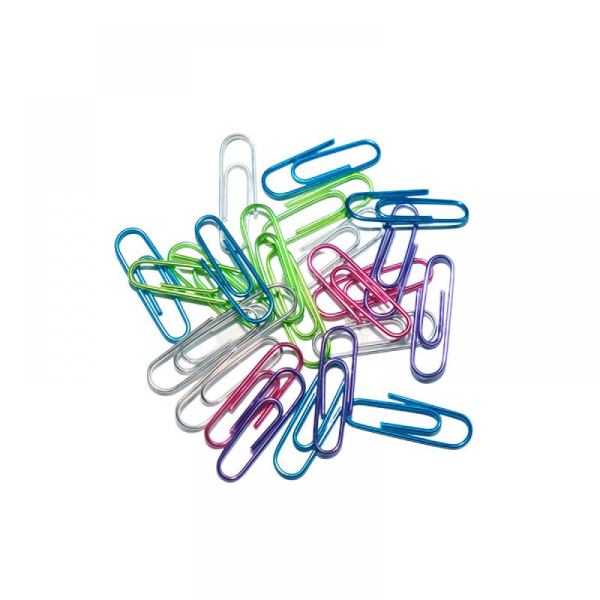 Paperiliittimet, 250 kpl keskikokoinen värillinen paperiliitin, erilaisia ​​värejä paperiliittimiä, paperiliittimiä paperityöhön toimistokouluun ja henkilökohtaiseen käyttöön