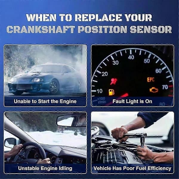 2 stk. kamakselposisjonssensor for Ford F250 E150 E350 Explorer Expedition Taurus erstatter 1W7Z6B288AB Black
