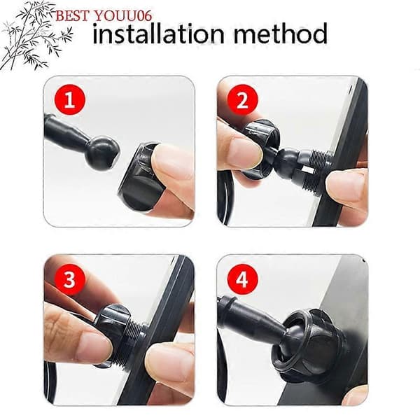Universal stor mobilholder til stativ, tablet, justerbar adapter, spænde