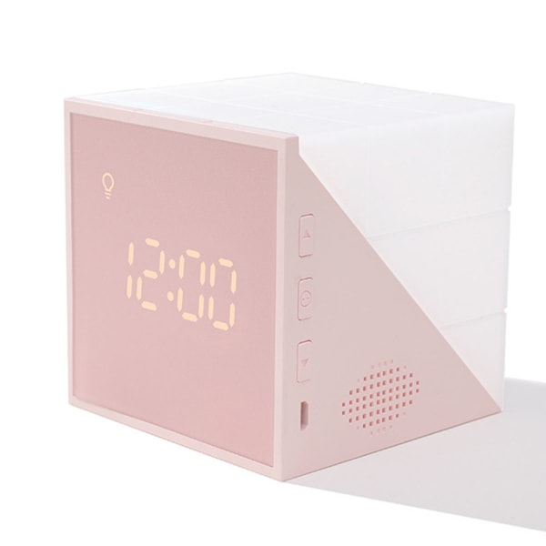 Väckarklocka, Fashion Multi-Function LED Väckarklocka Kub