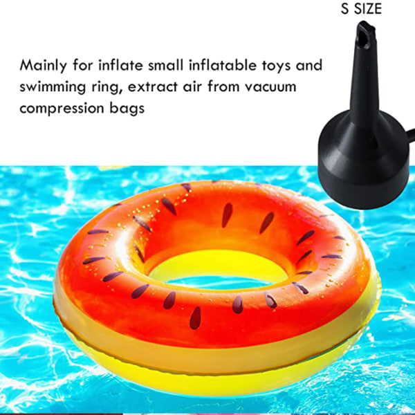 3-pack uppblåsbara pumpmunstycken, luftpumpadapter