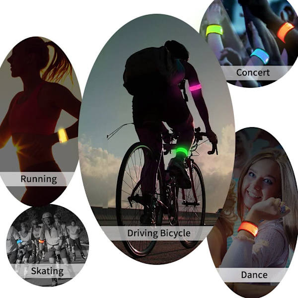 LED Sports Armbånd, Sikkerhetslys Armbånd
