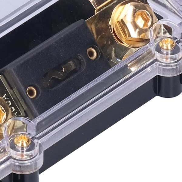 0/2/4 Gauge AWG Säkringshållare 1 In 1 Ut Inline ANL Block med 100A Säkring för Bil Båt Ljud