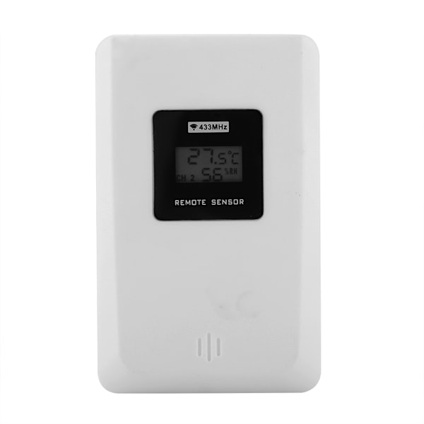 BALDR LCD Bakgrundsbelyst Digital Termometer Luftfuktighetsmätare Väckarklocka Kalender Timer Vit