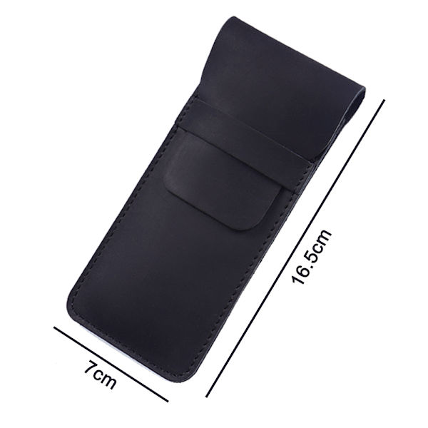 Ægte læder penneetui holder fountain multi penne etui pen