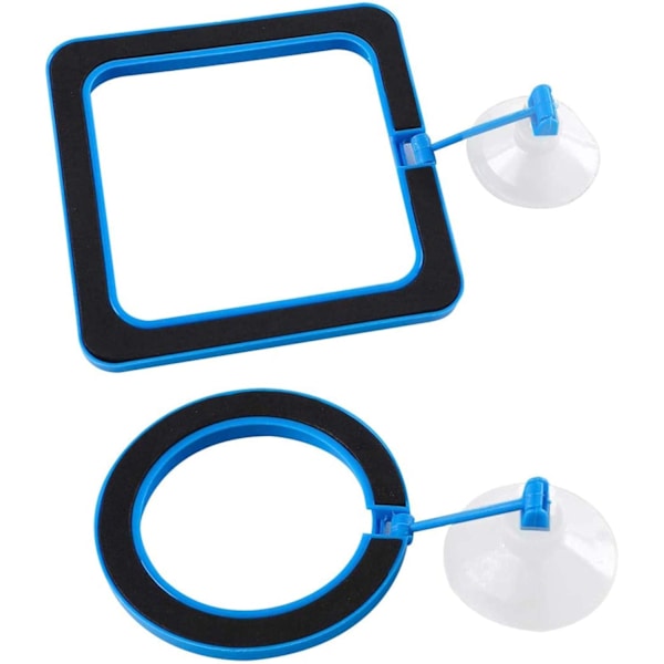 stykke akvariefoderring akvariefoderring, foderringe med sugekop, til guldfisk og andre småfisk (rund og firkantet) HIASDFLS