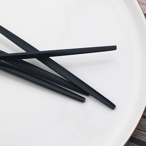 Gull og sølvbestikksett Matt Flatware Set 304 Rustfritt stål Flat