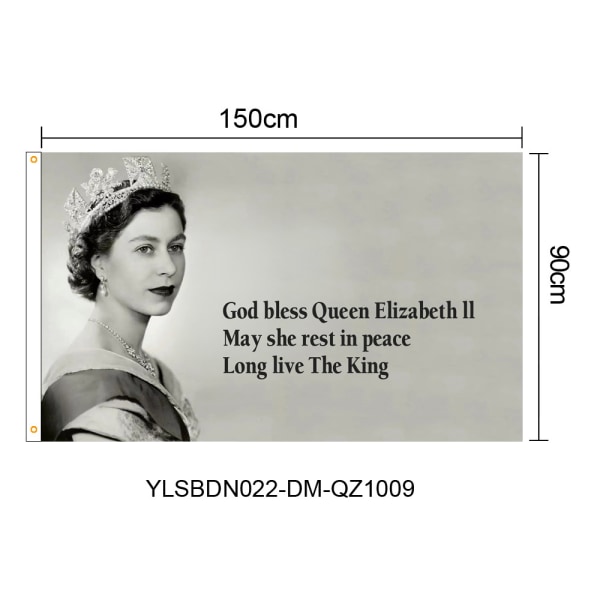 Hänen Majesteettinsa lippu, Ison-Britannian kuningattaren muistoksi