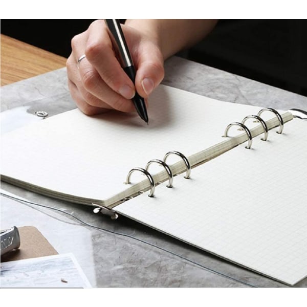 2 stk. A5/A6 ringbindsomslag, ringbindsjournal, ringbind, regnbue