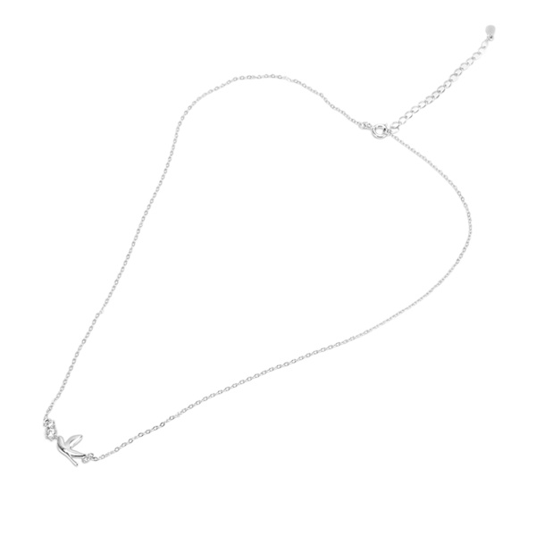 Silver Dove Hänge Halsband Vacker Elegant Justerbar Söta Duva Fågel Hänge Halsband för Kvinnor Platina