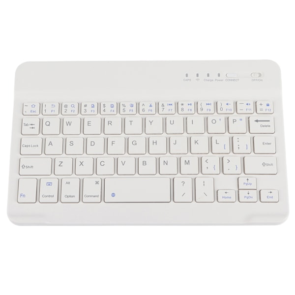 7in Saks Design Ultra Slim Bluetooth Tastatur Glatt Skriving for Android/iOS/Windows