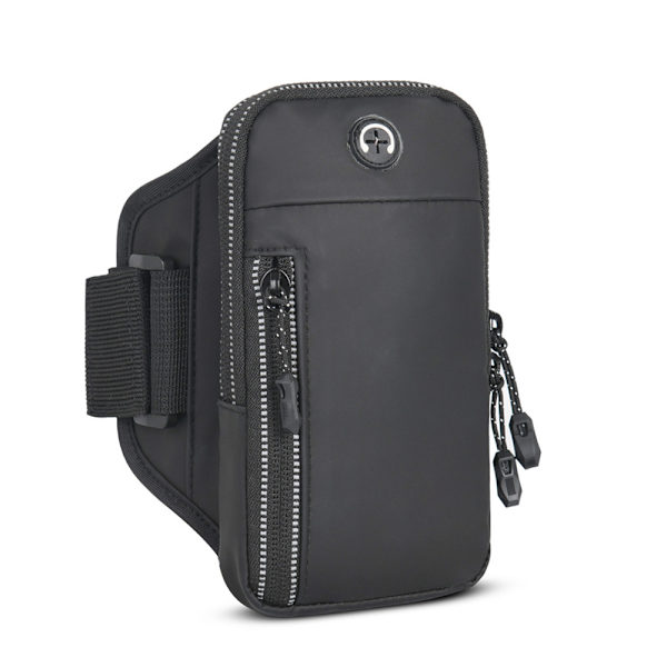 Polyester fiber utomhus sport mobiltelefon arm väska för män och kvinnor löpning fitness mobiltelefon väska