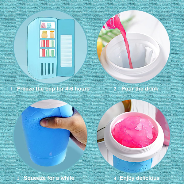 Slushie Maker Cup,Magic Quick Frozen Smoothies Cup Cooling