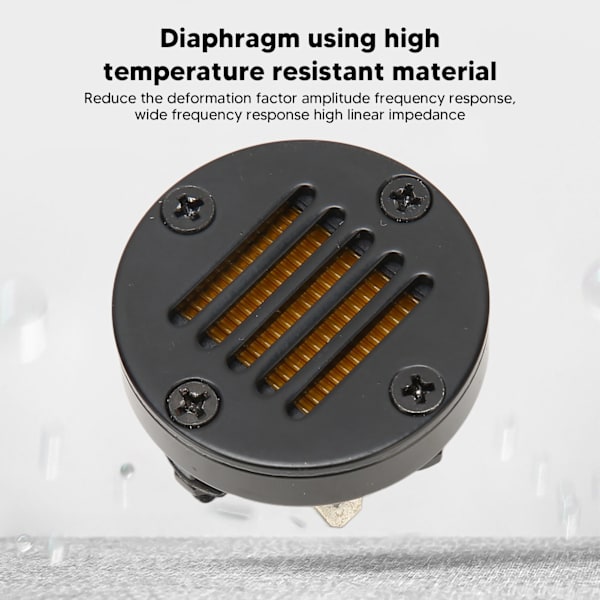 Superdiskant HiFi Metallskal Professionell 3KHz‑33KHz Svart Superdiskant för Hem Bil