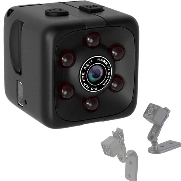 Mini skjult spionkamera bærbart lite 1080P trådløst kamera med