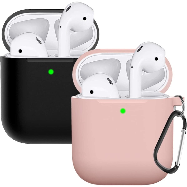 AirPods-kotelo, täysin suojaava silikoninen AirPods-lisävarustekansi