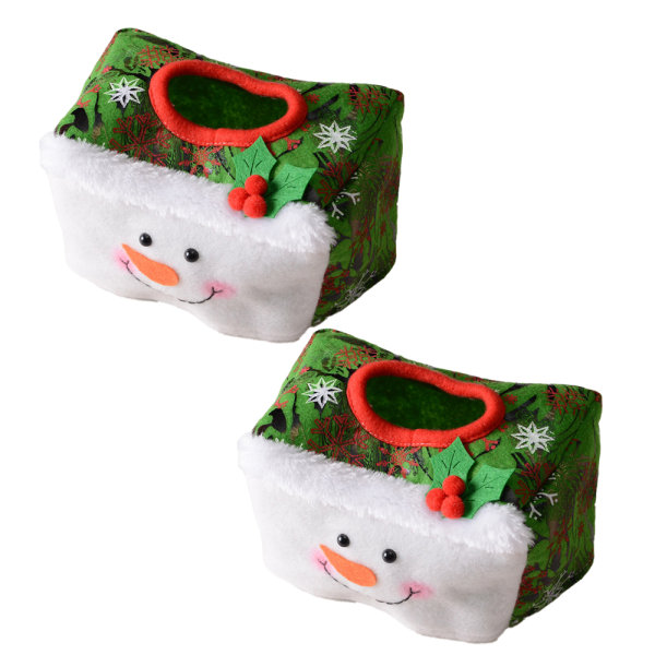 Christmas Style Tissue Box Case Holder Home Christmas