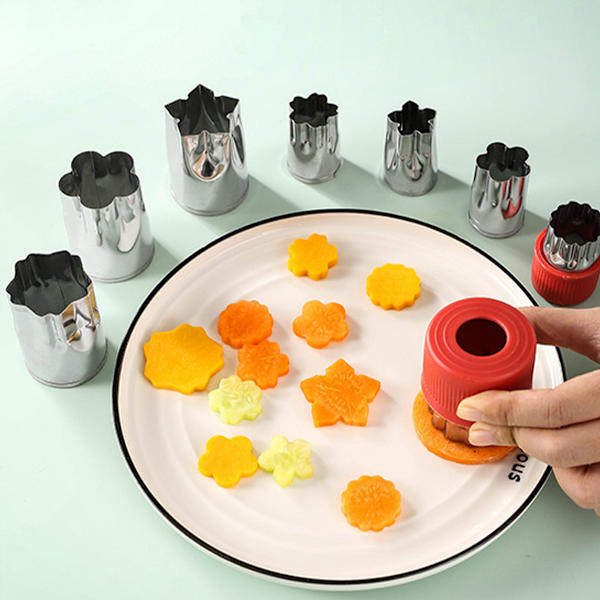 Grönsaksskärare form set mini kakskärare set frukt kex