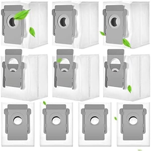 10-pak støvsugerposer til iRobot Roomba i7 i7+ i7 Plus S9 S9+ i3 i3+ i4 i4+ i6 i6+ i8 i8+ j7 j7+ E5 E6 E7 Erstatningspose til