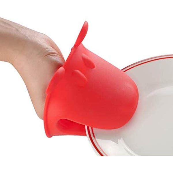 Mini ugnsvantar handskar-BPA-fri silikon, värmebeständig,