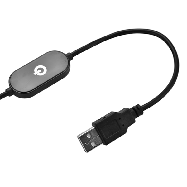 Bärbar 5W USB-driven LED-lampa Nattlampa Campinglampa med Dimbar Touch-brytare Varmvit