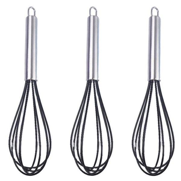 Silicone Balloon Whisk, Milk and Egg Beater Blender, Heat