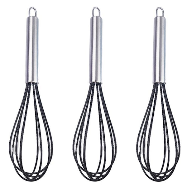 Silikone ballonpiskeris, mælke- og æggepisker, blender, varme