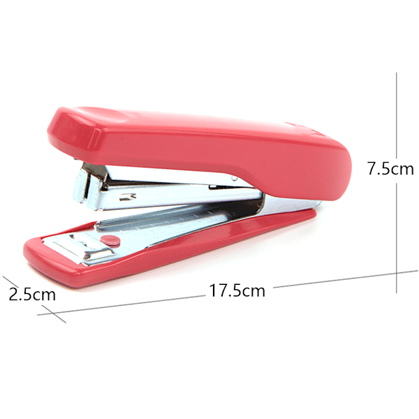 Skrivebords stiftemaskin, standard stiftemaskin, kapasitet 25 ark
