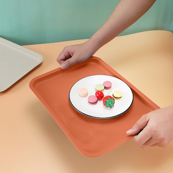 Snabbmatsbricka, förskoleförvaringsbricka Frukt efterrätt sallad