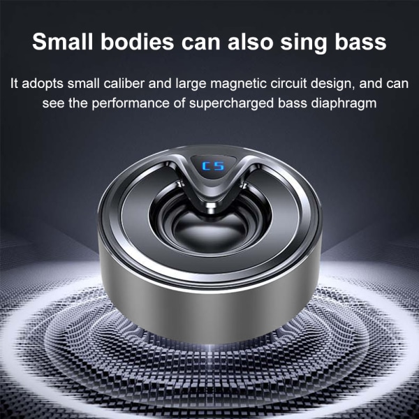 Bluetooth-langaton syvällä bassolla ja stereolla