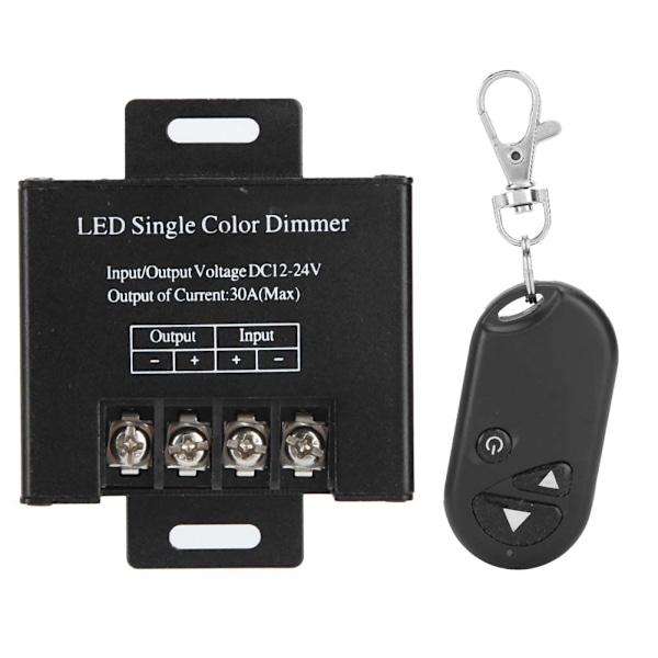 Smart LED Dimmer Controller, Förmåga till Multi-Fjärrkontrollparning för Förbättrad Ljusupplevelse, Röststyrd LED-belysning, 3-Knapps RF