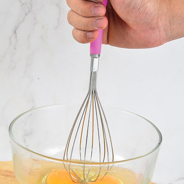 Bakeverktøy rustfritt stål husholdnings manuell eggevisper