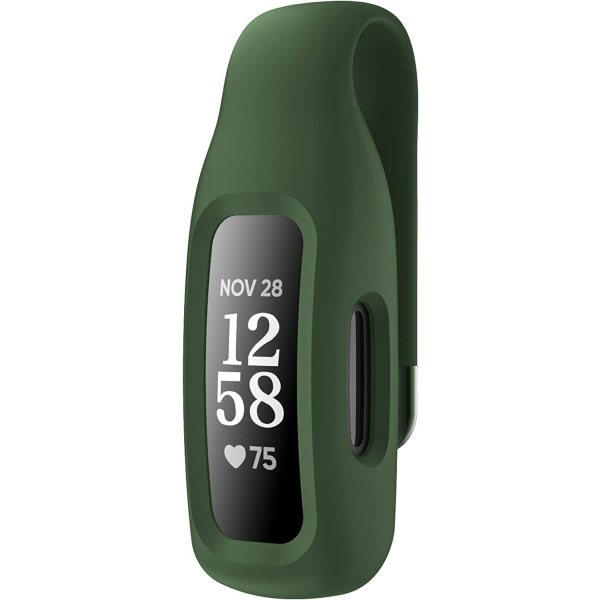 Ett klippfodral tillbehör för Fitbit Inspire 2, midnattsblå (inte