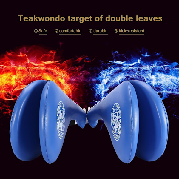 1 par Taekwondo treningsutstyr Taekwondo klo pads, hånd pads, trener pads, dobbel pads for pad trening